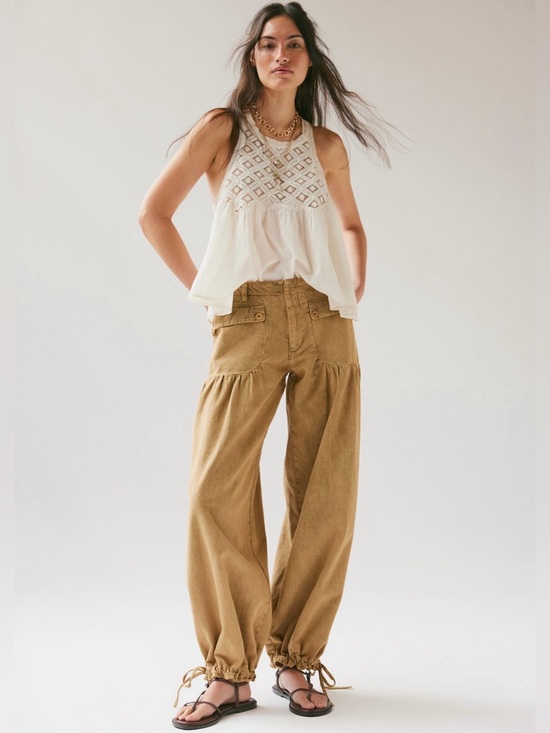 We The Free Denim - We The Free Lotus Balloon Jeans~ Mustard
